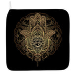 Spiritual Hamsa Hand Of Fatima Print Hand Towel