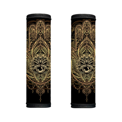 Spiritual Hamsa Hand Of Fatima Print Handle Covers