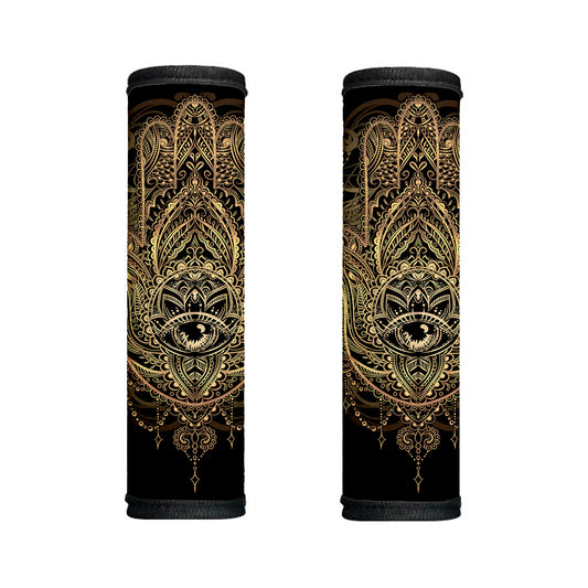 Spiritual Hamsa Hand Of Fatima Print Handle Covers