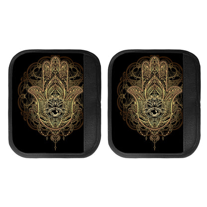 Spiritual Hamsa Hand Of Fatima Print Handle Covers