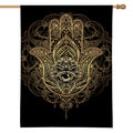 Spiritual Hamsa Hand Of Fatima Print House Flag