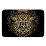 Spiritual Hamsa Hand Of Fatima Print Indoor Door Mat