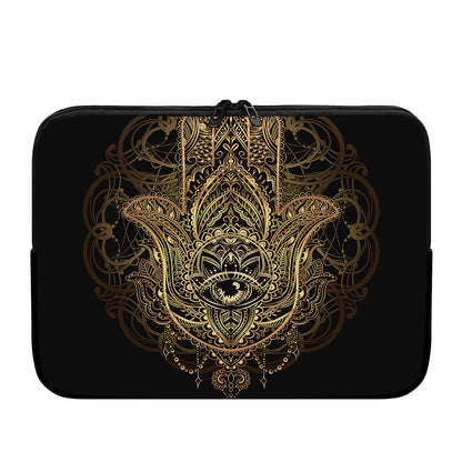 Spiritual Hamsa Hand Of Fatima Print Laptop Sleeve