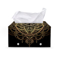 Spiritual Hamsa Hand Of Fatima Print Leather Tissue Box Cover