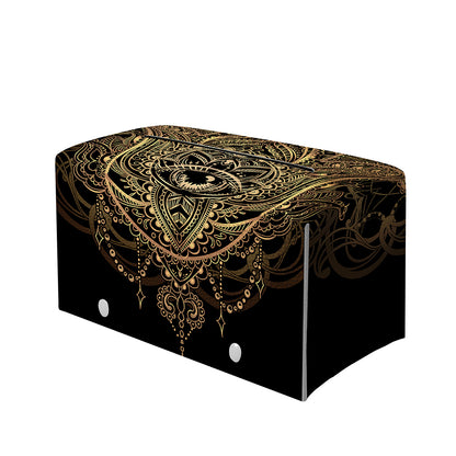 Spiritual Hamsa Hand Of Fatima Print Leather Tissue Box Cover