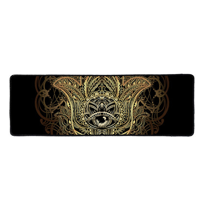 Spiritual Hamsa Hand Of Fatima Print Long Kitchen Mat