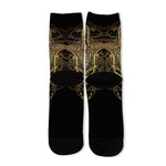 Spiritual Hamsa Hand Of Fatima Print Long Socks