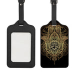 Spiritual Hamsa Hand Of Fatima Print Luggage Tag