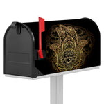 Spiritual Hamsa Hand Of Fatima Print Mailbox Cover