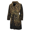 Spiritual Hamsa Hand Of Fatima Print Men's Bathrobe