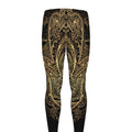 Spiritual Hamsa Hand Of Fatima Print Men's Leggings