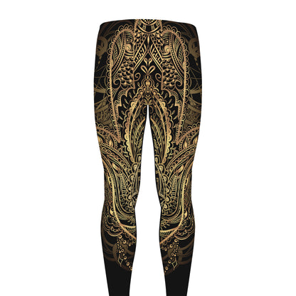 Spiritual Hamsa Hand Of Fatima Print Men's leggings