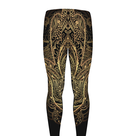 Spiritual Hamsa Hand Of Fatima Print Men's leggings