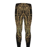 Spiritual Hamsa Hand Of Fatima Print Men's leggings