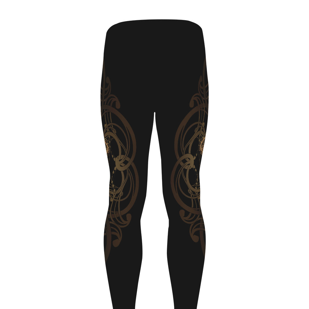 Spiritual Hamsa Hand Of Fatima Print Men's leggings