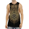 Spiritual Hamsa Hand Of Fatima Print Men's Muscle Tank Top