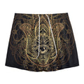 Spiritual Hamsa Hand Of Fatima Print Mesh Shorts