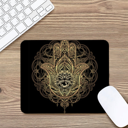 Spiritual Hamsa Hand Of Fatima Print Mouse Pad