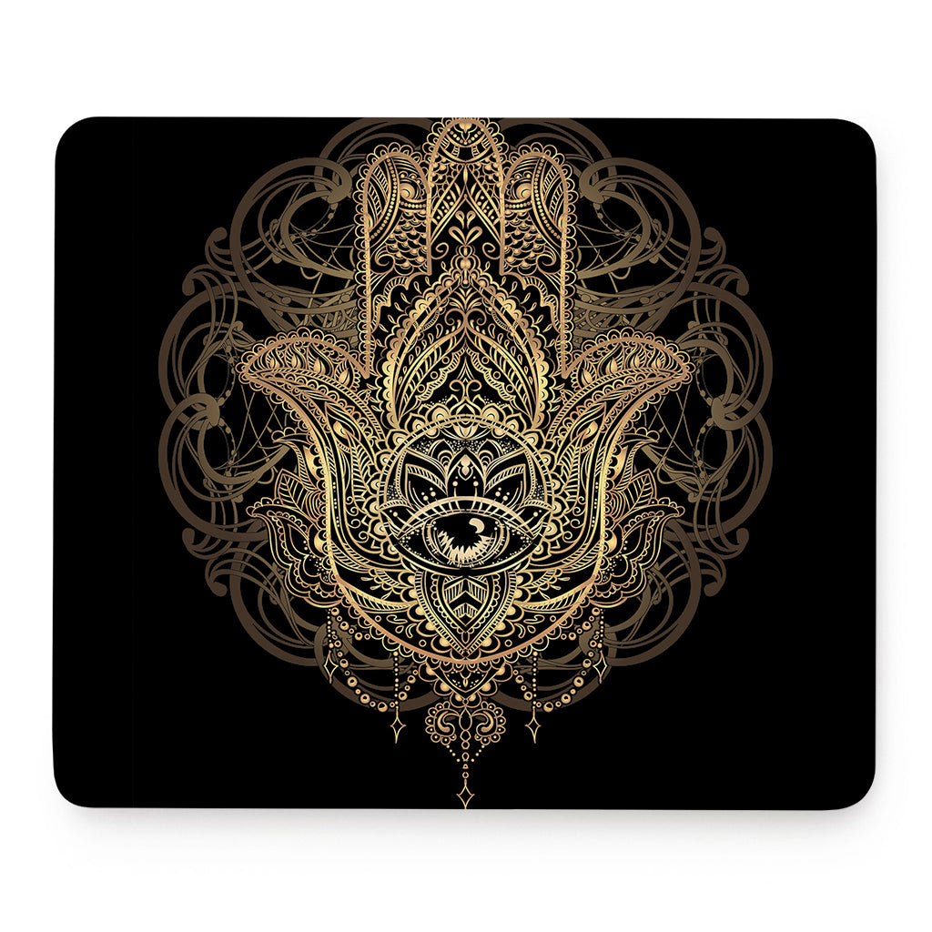 Spiritual Hamsa Hand Of Fatima Print Mouse Pad