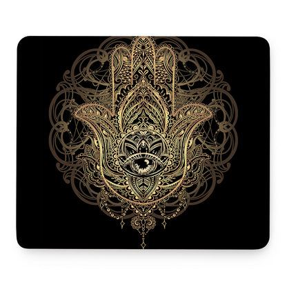 Spiritual Hamsa Hand Of Fatima Print Mouse Pad