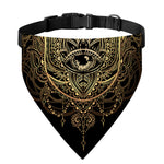 Spiritual Hamsa Hand Of Fatima Print Over The Collar Dog Bandana