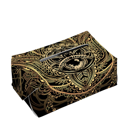 Spiritual Hamsa Hand Of Fatima Print Rectangle Tissue Box Cover