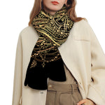 Spiritual Hamsa Hand Of Fatima Print Scarf