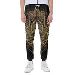 Spiritual Hamsa Hand Of Fatima Print Scuba Joggers