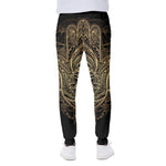 Spiritual Hamsa Hand Of Fatima Print Scuba Joggers
