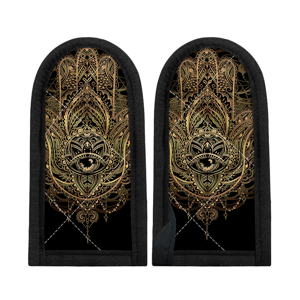 Spiritual Hamsa Hand Of Fatima Print Skillet Handle Cover