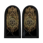 Spiritual Hamsa Hand Of Fatima Print Skillet Handle Cover