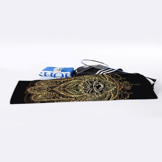 Spiritual Hamsa Hand Of Fatima Print Sports Towel