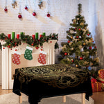 Spiritual Hamsa Hand Of Fatima Print Tablecloth