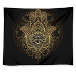 Spiritual Hamsa Hand Of Fatima Print Tapestry