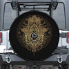 Spiritual Hamsa Hand Of Fatima Print Tire Cover With Camera Hole