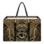 Spiritual Hamsa Hand Of Fatima Print Utility Tote Bag