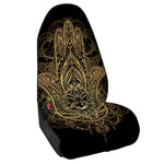 Spiritual Hamsa Hand Of Fatima Print Waterproof Car Seat Cover