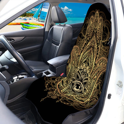 Spiritual Hamsa Hand Of Fatima Print Waterproof Car Seat Cover