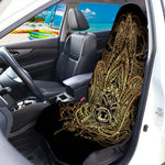 Spiritual Hamsa Hand Of Fatima Print Waterproof Car Seat Cover