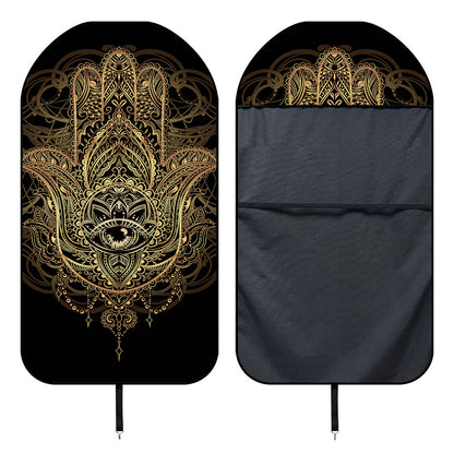 Spiritual Hamsa Hand Of Fatima Print Waterproof Car Seat Cover