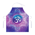 Spiritual Om Mandala Print Adjustable Apron