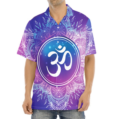 Spiritual Om Mandala Print Aloha Shirt