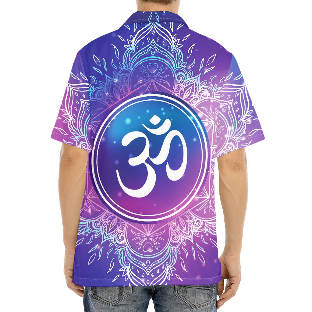 Spiritual Om Mandala Print Aloha Shirt