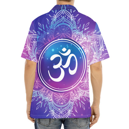 Spiritual Om Mandala Print Aloha Shirt