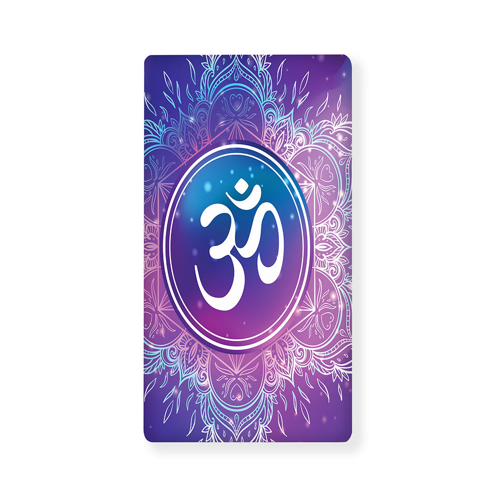 Spiritual Om Mandala Print Baby Crib Sheet