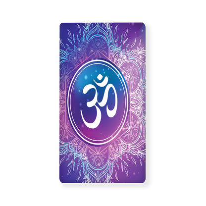 Spiritual Om Mandala Print Baby Crib Sheet