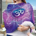 Spiritual Om Mandala Print Baby Seat Cover