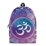 Spiritual Om Mandala Print Backpack