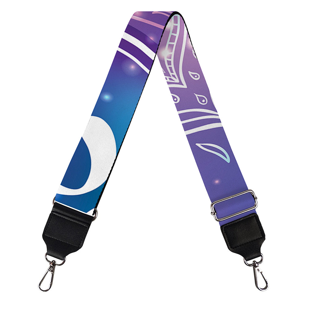 Spiritual Om Mandala Print Bag Strap