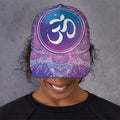 Spiritual Om Mandala Print Baseball Cap